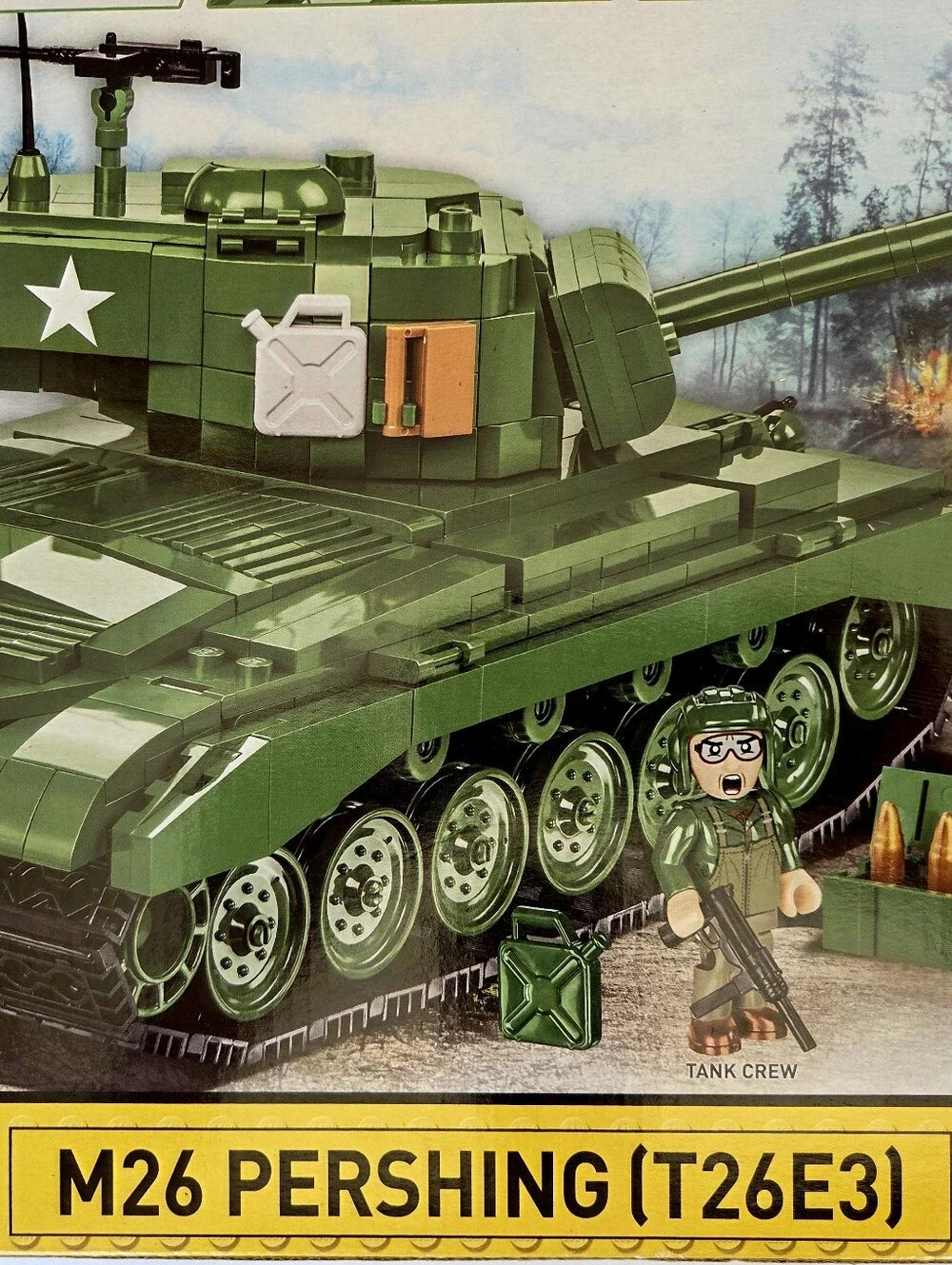 Cobi M26 Pershing Tank Historical Collection WWII 2564 Block Model 904 Piece NIB